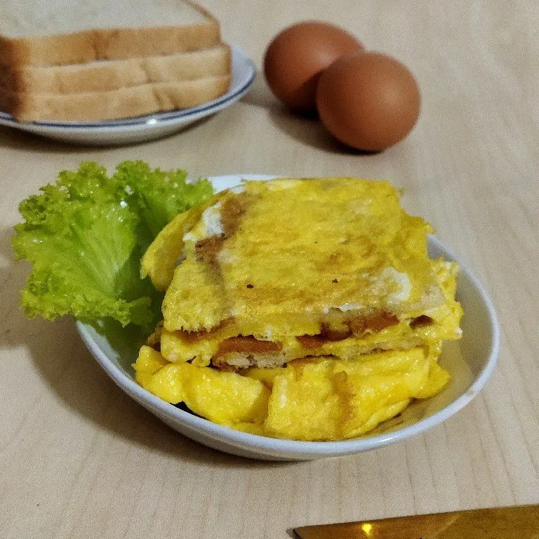 Roti Panggang Balut Telur
