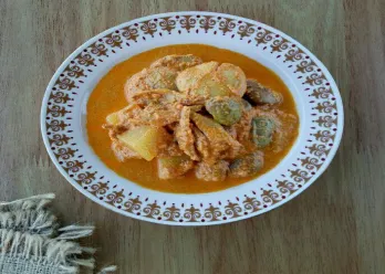 Gulai Teri Kacang Koro