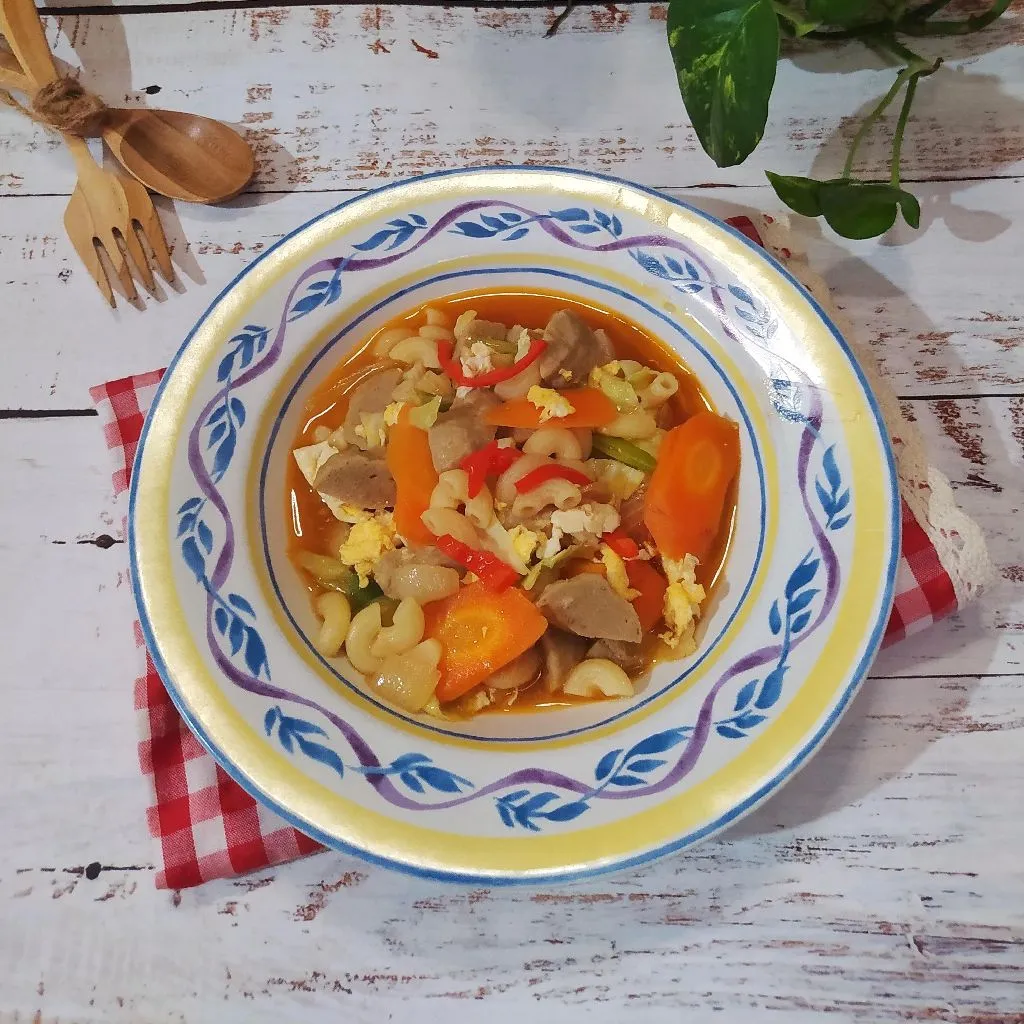 Makaroni Bakso Nyemek