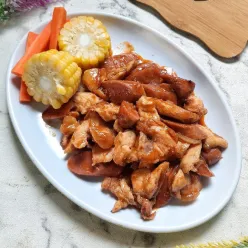 Pan Seared Chicken Sausage