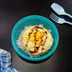 Nasi Telur Ceplok Mentega