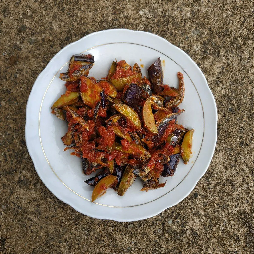 Balado Ikan Tamban & Terong