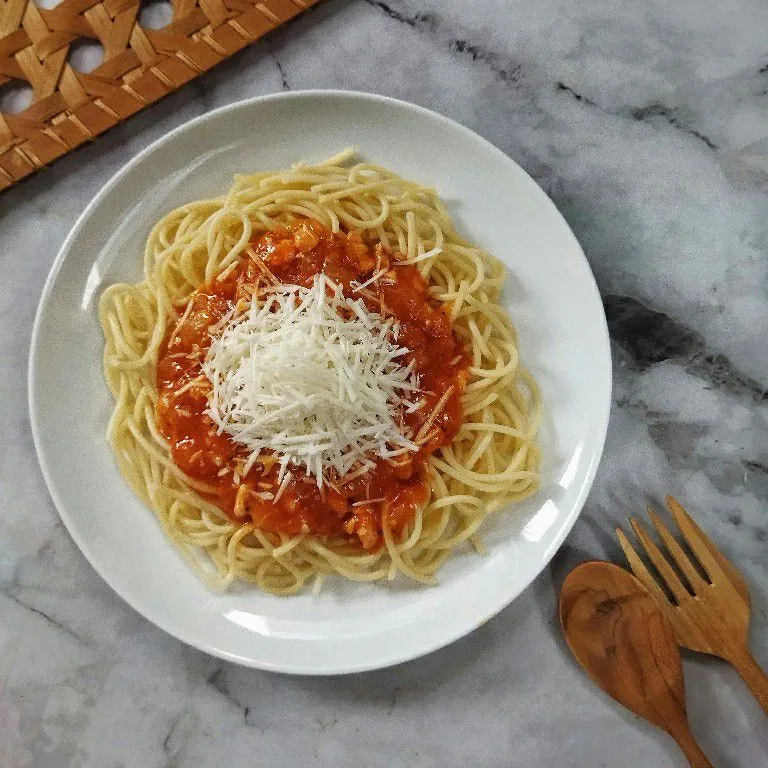 Spaghetti Bolognese Daging Ayam