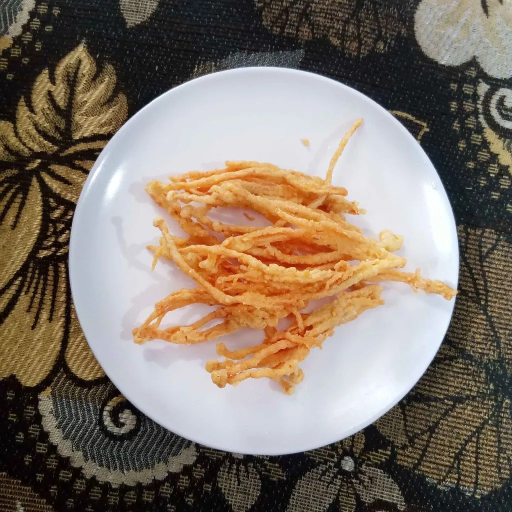 Jamur Enoki Krispi