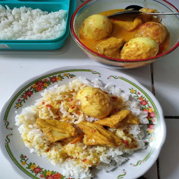 Gulai siap di nikmati.