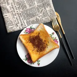 Roti Panggang Susu Cokelat