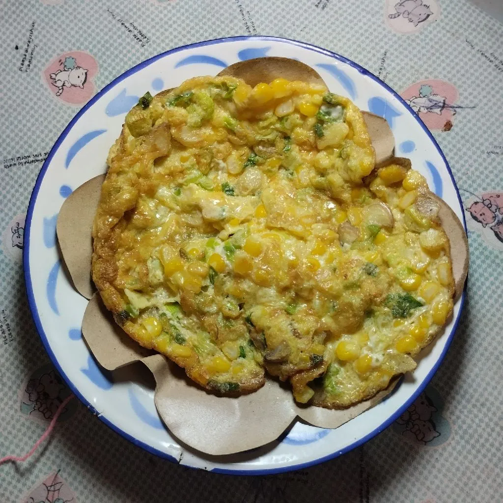Omelette Telur Jagung Manis