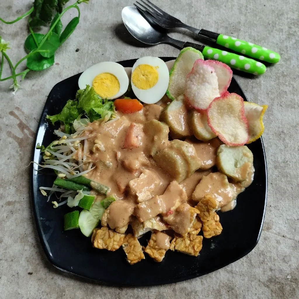 Gado-gado Bumbu Kacang Cincang