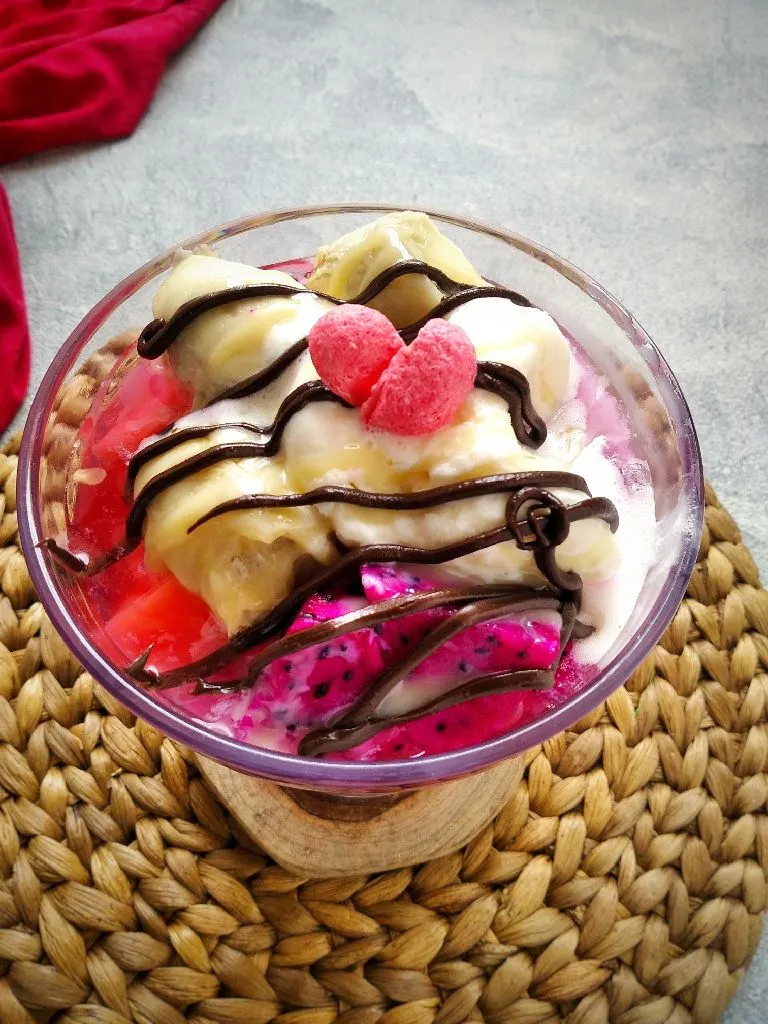 Sop Buah Ice Cream #YummyXtraPoint