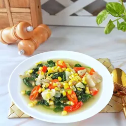 Tumis Bayam Jagung Manis
