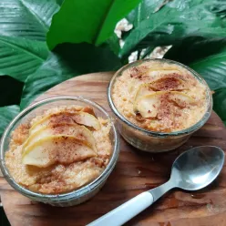 Puding Roti Apel Kukus #YummyXtraPoint