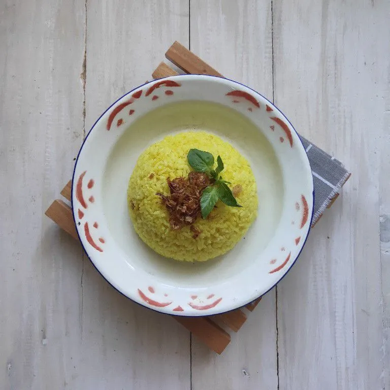 Nasi Kuning Rice Cooker