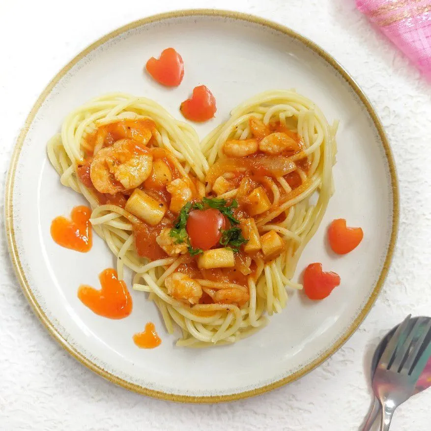 Spaghetti Marinara #YummyXtraPoint
