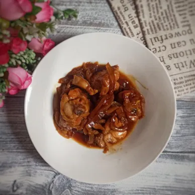 Ayam Kecap Bawang Bombai