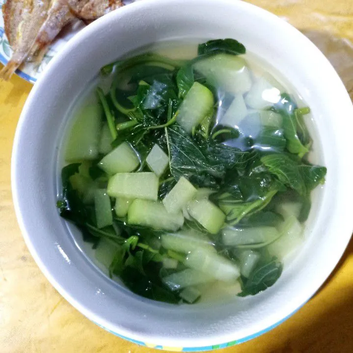 Sayur Bening Bayam Dan Labu Siam #YummyXtraPoint