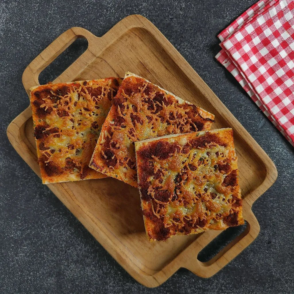 Beef Floss Bread Pizza