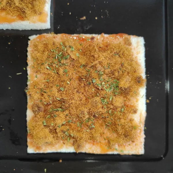 Taburi dengan parsley kering
