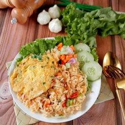 Nasi Goreng Sayur Teri