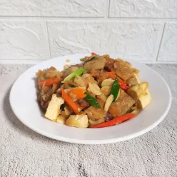 Tumis Gorengan Tempe dan Tahu