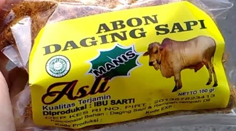 abon sapi Padmosusastro Surabaya