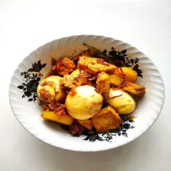 Telur Tahu Masak Kecap