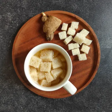 Wedang Roti Cup Wedang Roti Kuah Jahe Low Calorie