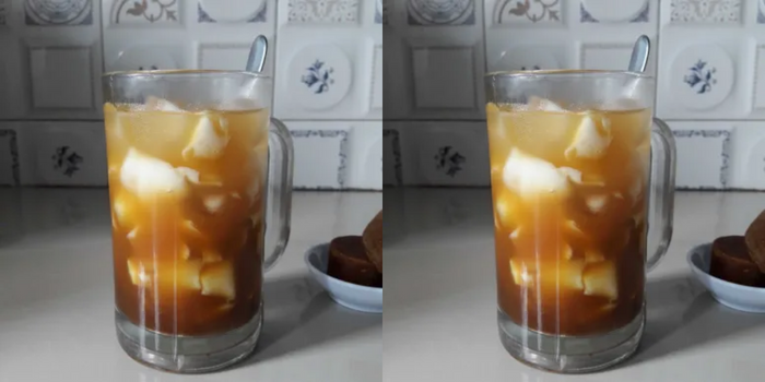 Takjil es kelapa muda gula aren