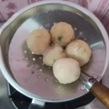 Setelah itu angkat dan tiriskan.