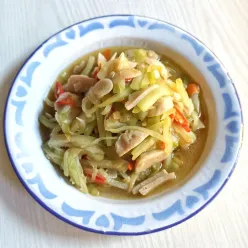 Tumis Bakso Labu Siam