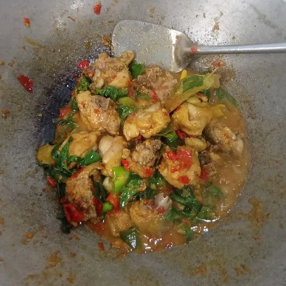 Masak sebentar saja. Angkat, sajikan.
