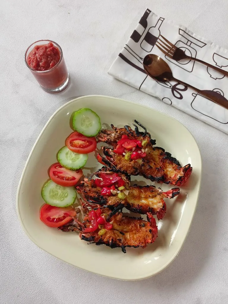 Udang Galah Bakar Jimbaran