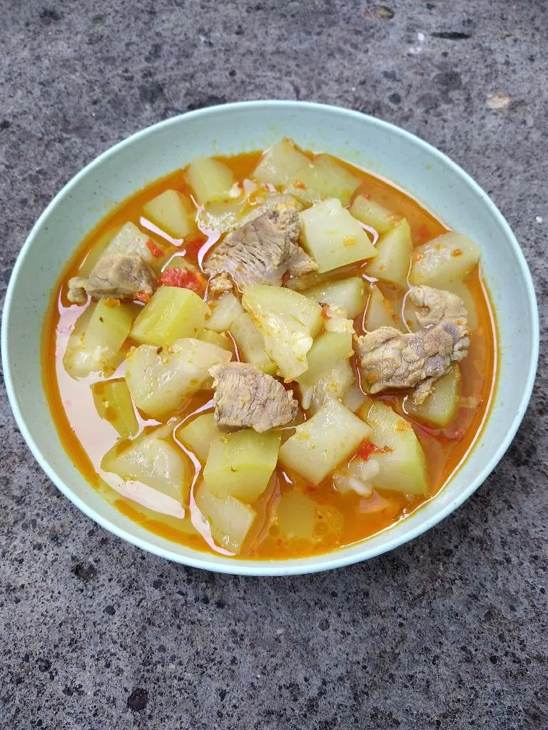 Labu Putih Masak Bumbu Jangkep