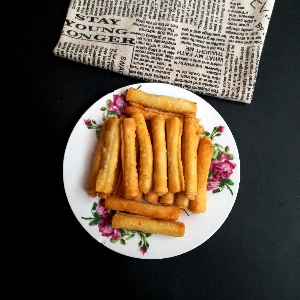 Pangsit Gulung Goreng Isi Abon