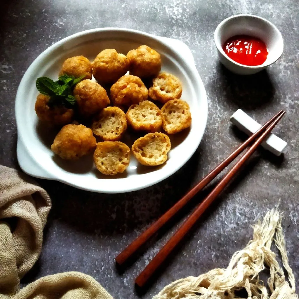 Bakso Goreng Ayam Ebi