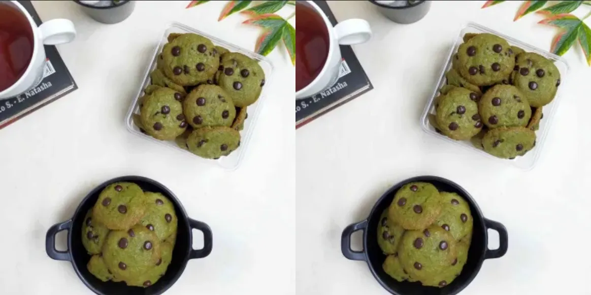 resep green tea cookies