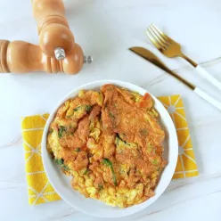 Telur Dadar Pok Choy