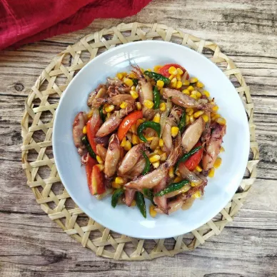 Tumis Cumi Asin Jagung Manis