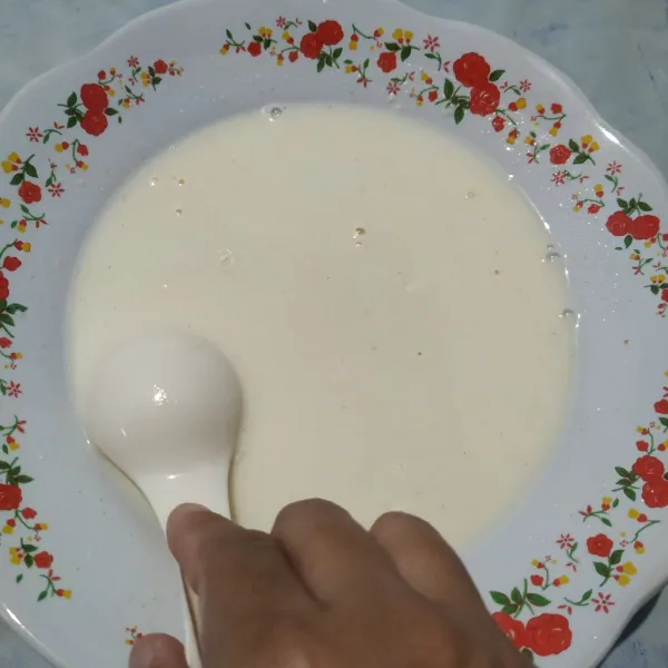 Buat bahan lapisan basah.