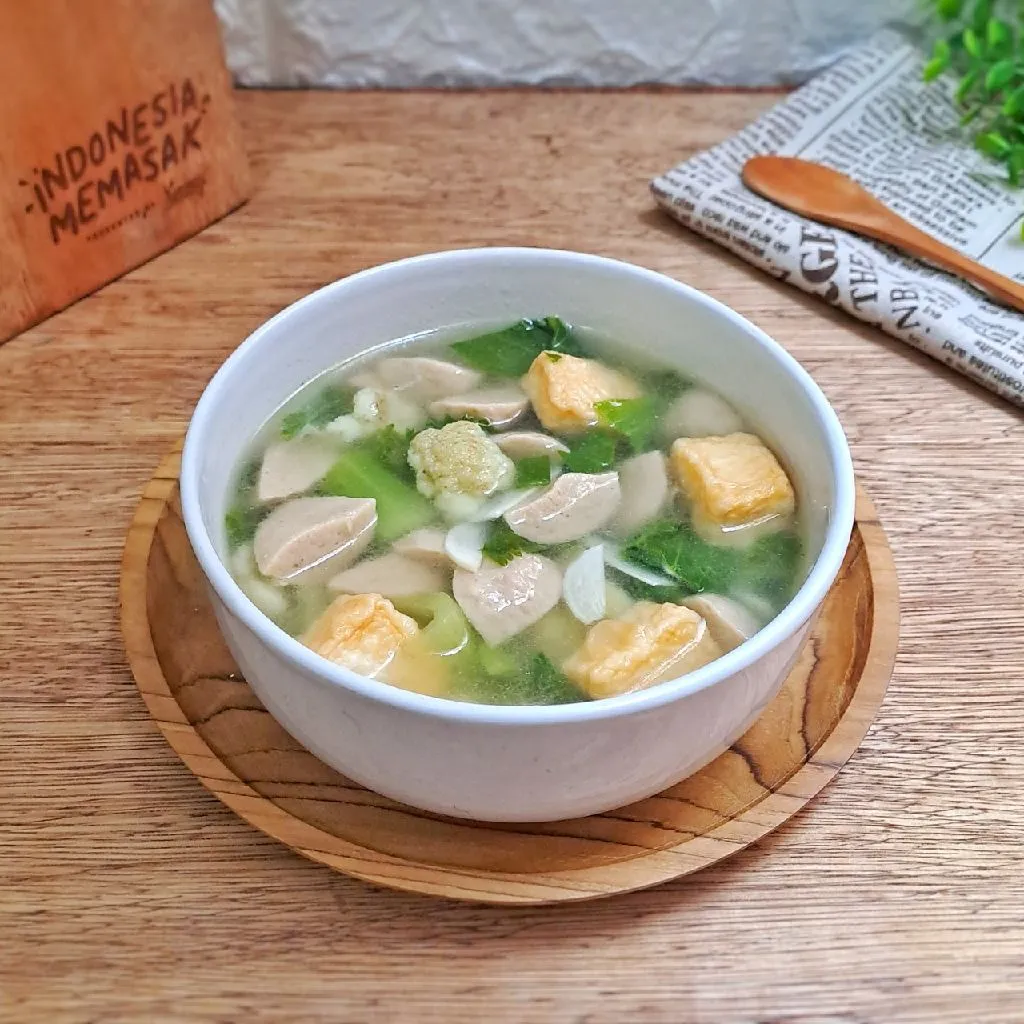 Sop Tofu Seafood Bakso Sayur