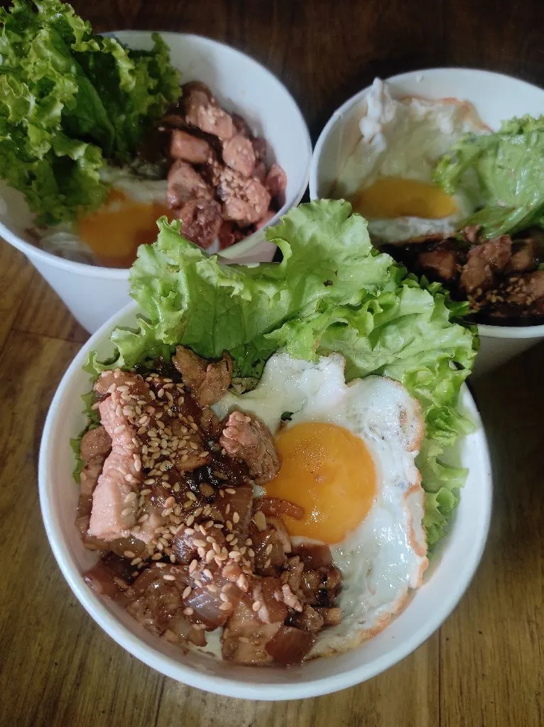 Chicken rice bowl teriyaki