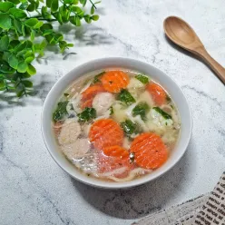 Sop Jamur Tiram Bakso
