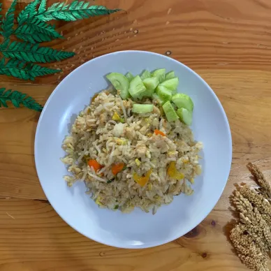 Nasi goreng toge pedas