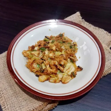 Telur Dadar Jamur Shimeji