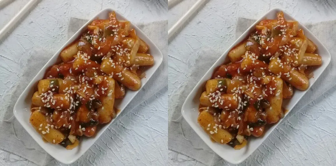 tteokbokki makanan khas Korea yang halal