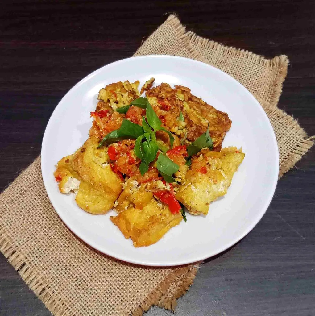 Tahu Tempe Ungkep Sambal Kemangi