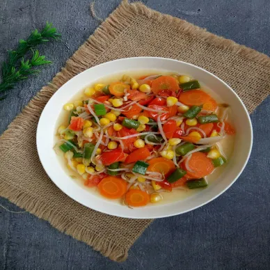 Tumis Tauge Pelangi
