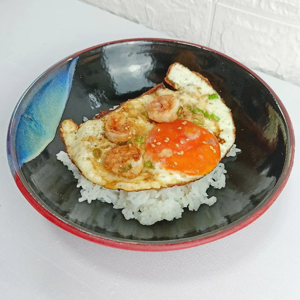 Sunny Side Up with Shrimp