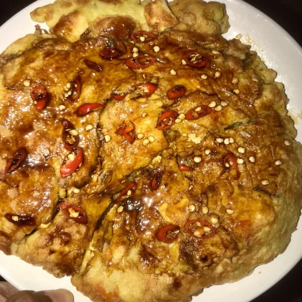 Beri sambal dan siap dinikmati.