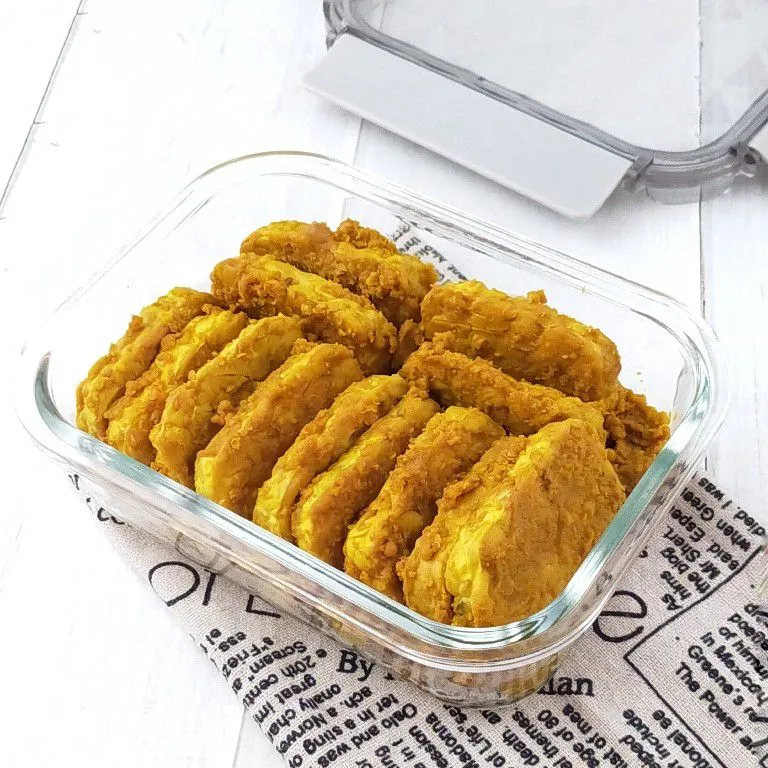 Tempe Ungkep Bumbu Kuning