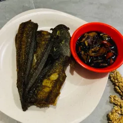 Lele goreng sambel kecap